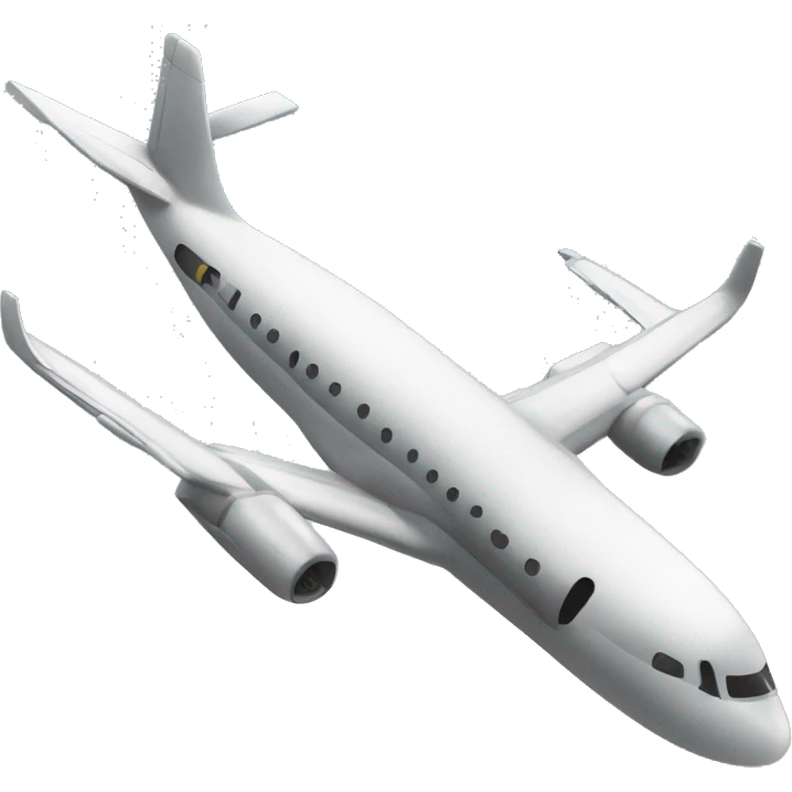Zwei Türme ein Flugzeug  emoji