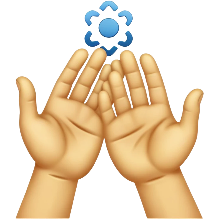 hands of the creation emoji