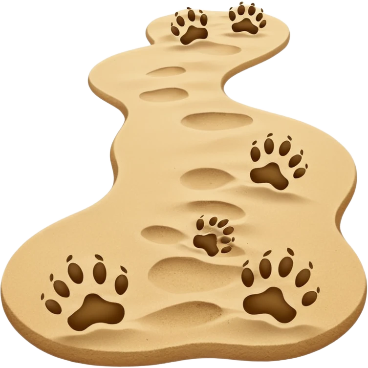 cat footprints emoji