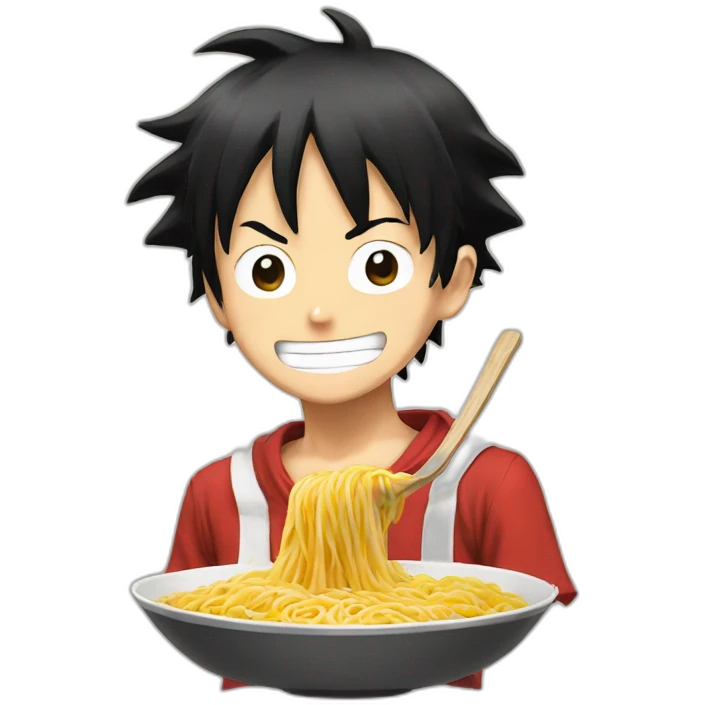 luffy ramen emoji
