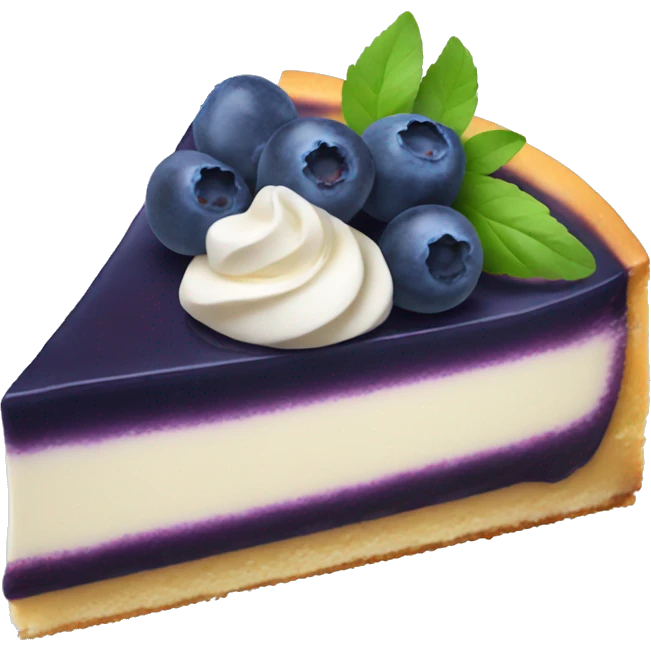 Blueberry Cheesecake  emoji