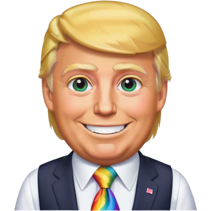 Donald trump but gay emoji