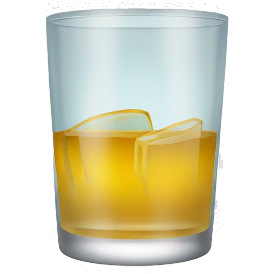 glass of a broken establishment emoji