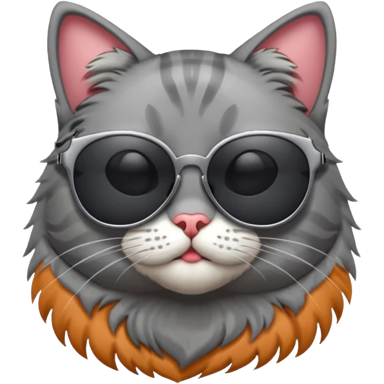 Cat wearing sunglasses emoji