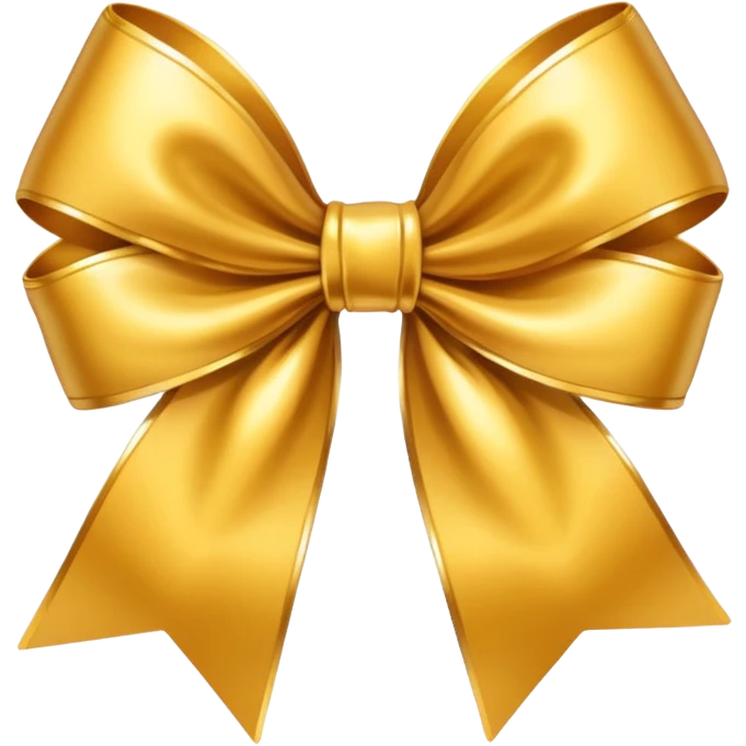 Laço dourado emoji