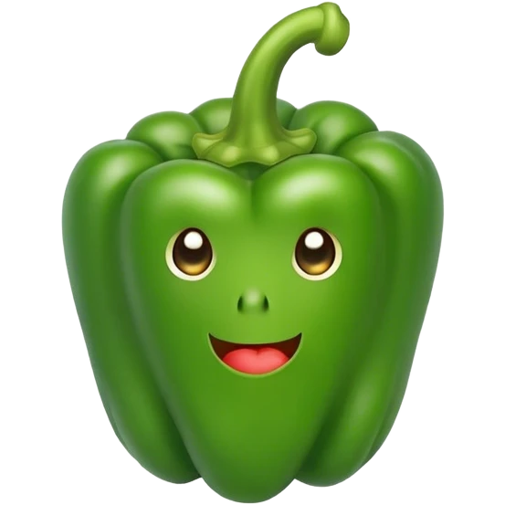 Green Bell pepper emoji