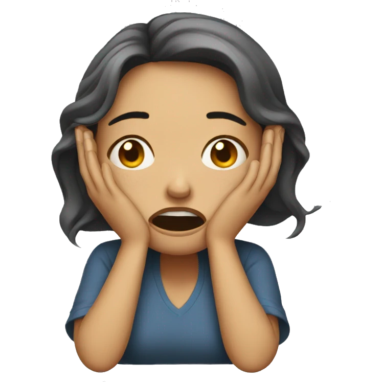 woman crying emoji
