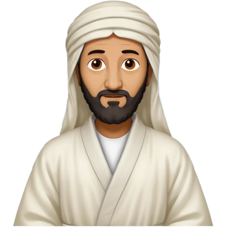 Osama bin Ladin standing on a plane emoji