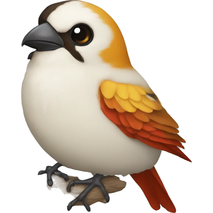 Pajaro petirrojo emoji