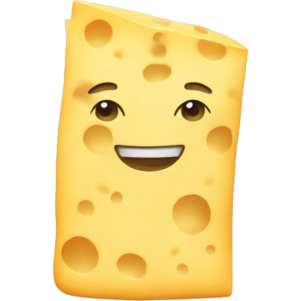 a pocket packed with cheese emoji