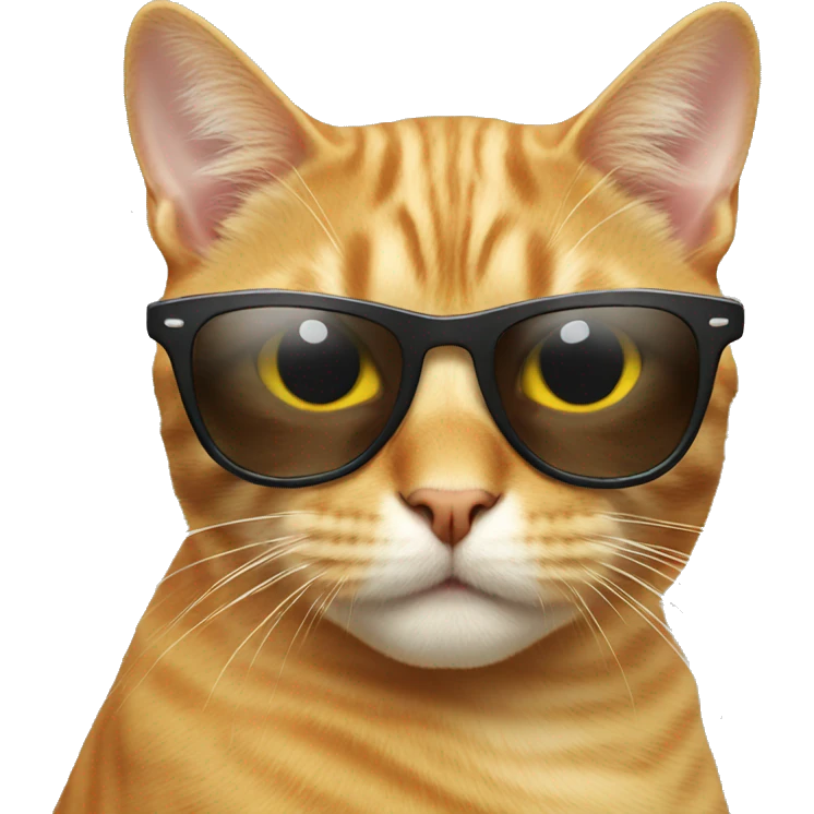 cat wearing sunglass emoji