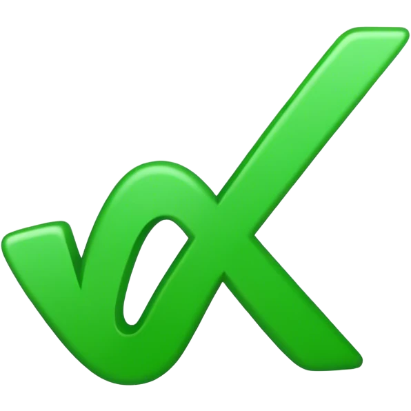 check mark #99c93b emoji