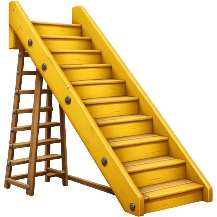 yellow stairs emoji