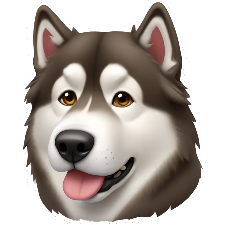 Brown Alaskan Malamute emoji