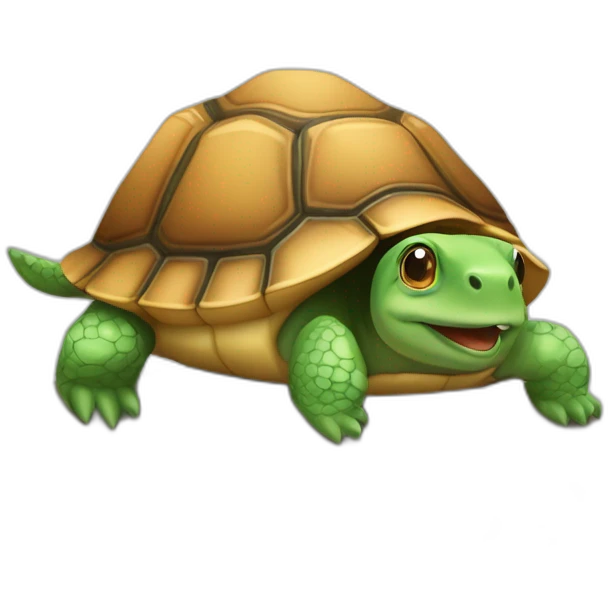 Tortue sur loutre emoji