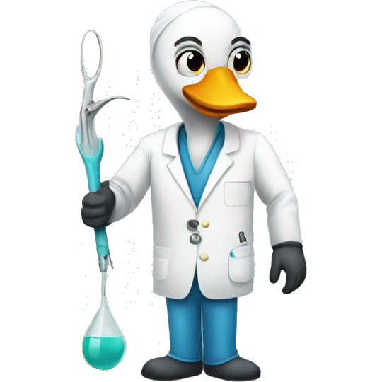 swan surgeon emoji
