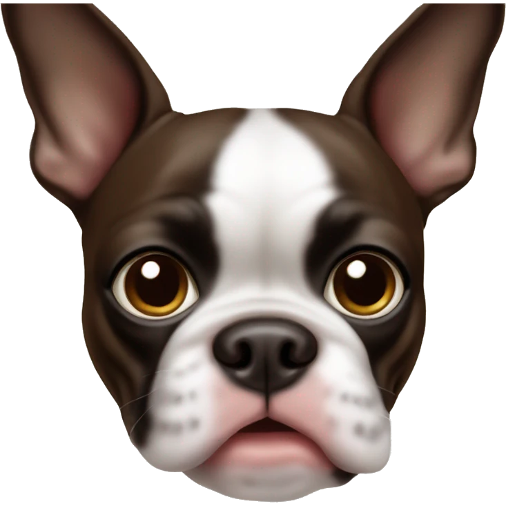 Boston terriers brown emoji