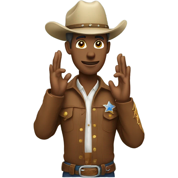 saluting cowboy emoji