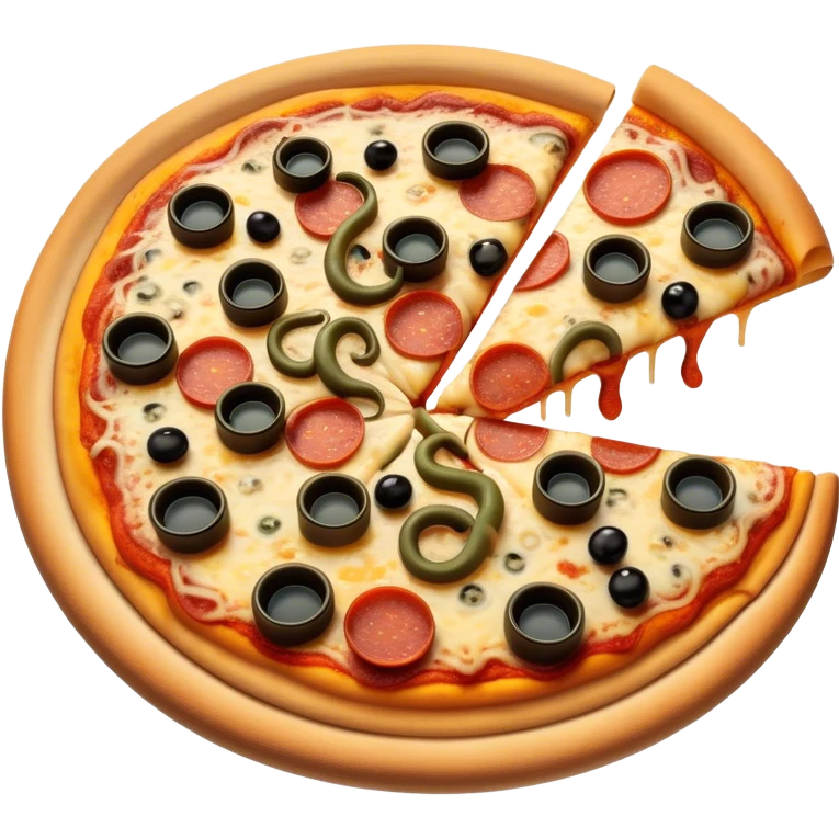 Pizza with tentacles  emoji