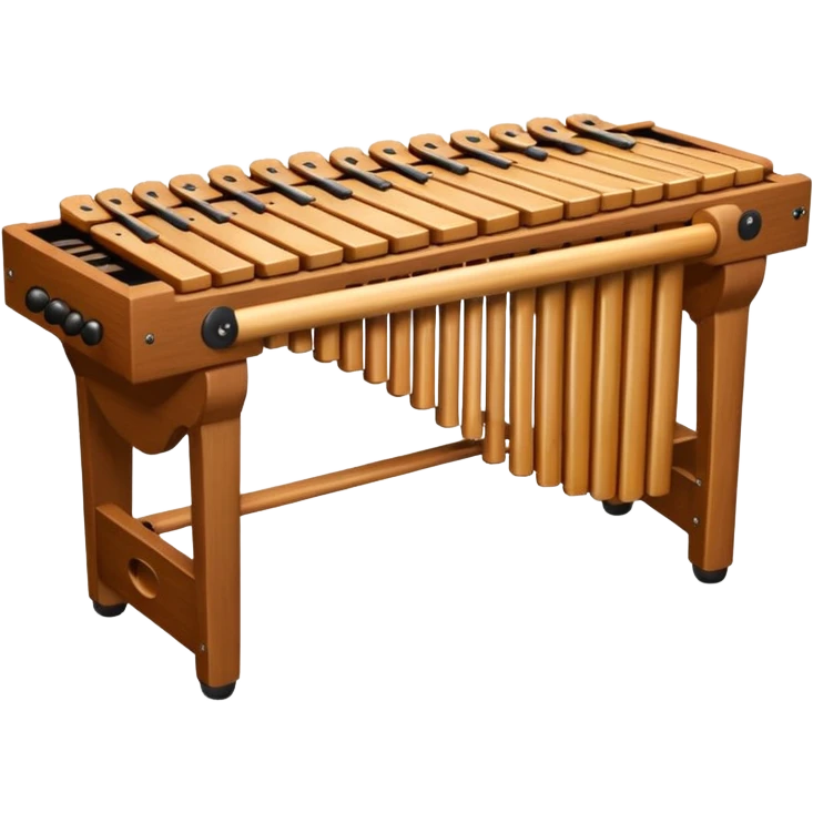 Marimba réaliste  emoji