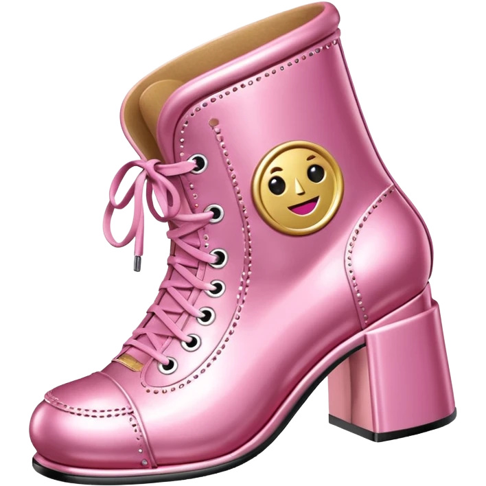 Moschino style spam can shoe sculpture  emoji