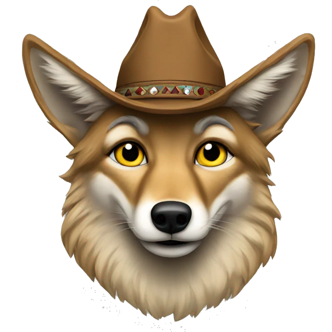 Western coyote emoji