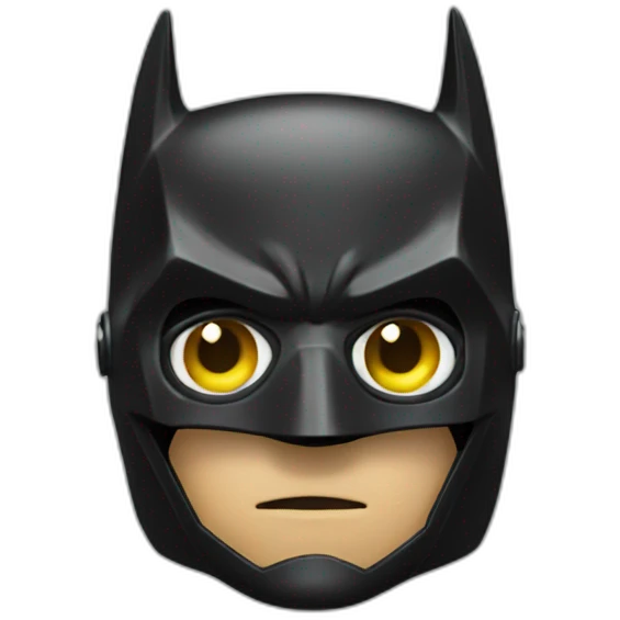 Batman with camera emoji