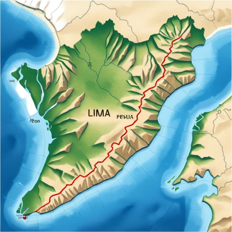 Generate a correctly Lima Peru map emoji