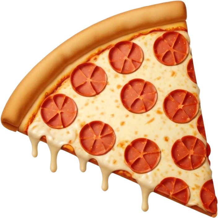 Dog eat a pizza emoji