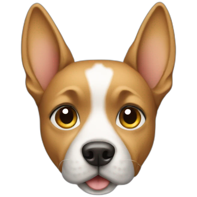 Dog with car emoji