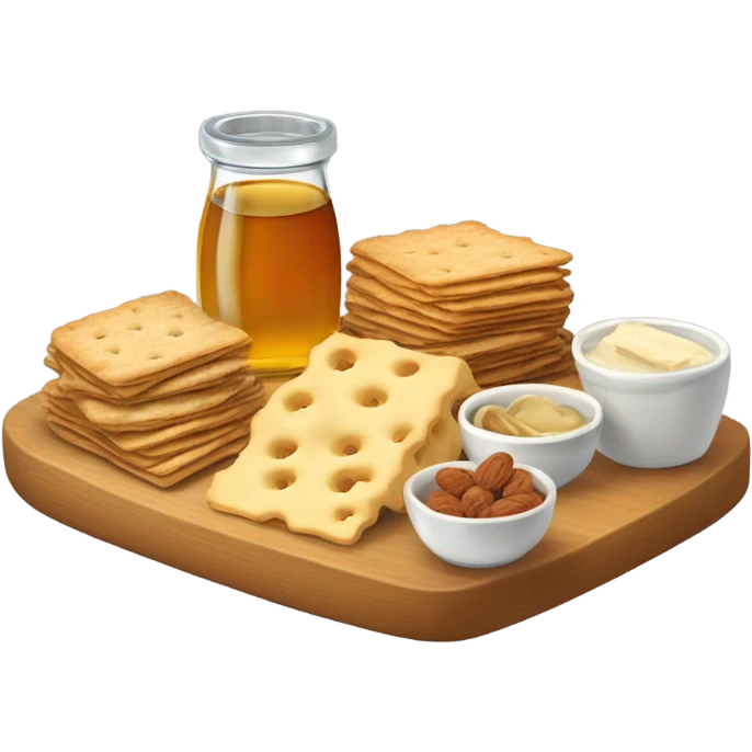 mesa con aperitivos salados emoji