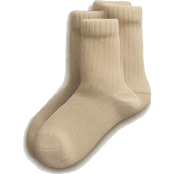 Socks beige emoji