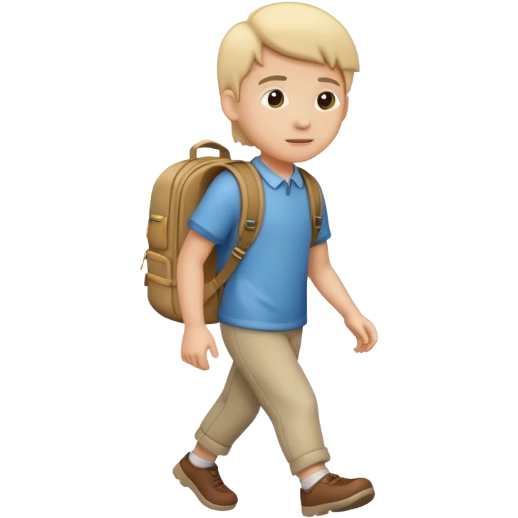 Icon going to school emoji