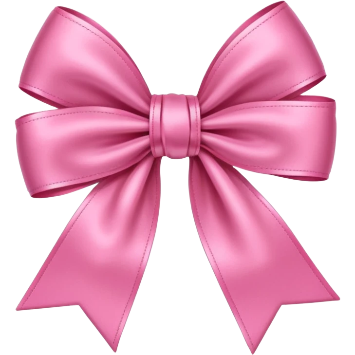 Pink bow emoji