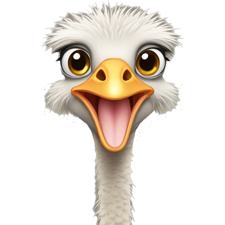 ostrich emoji