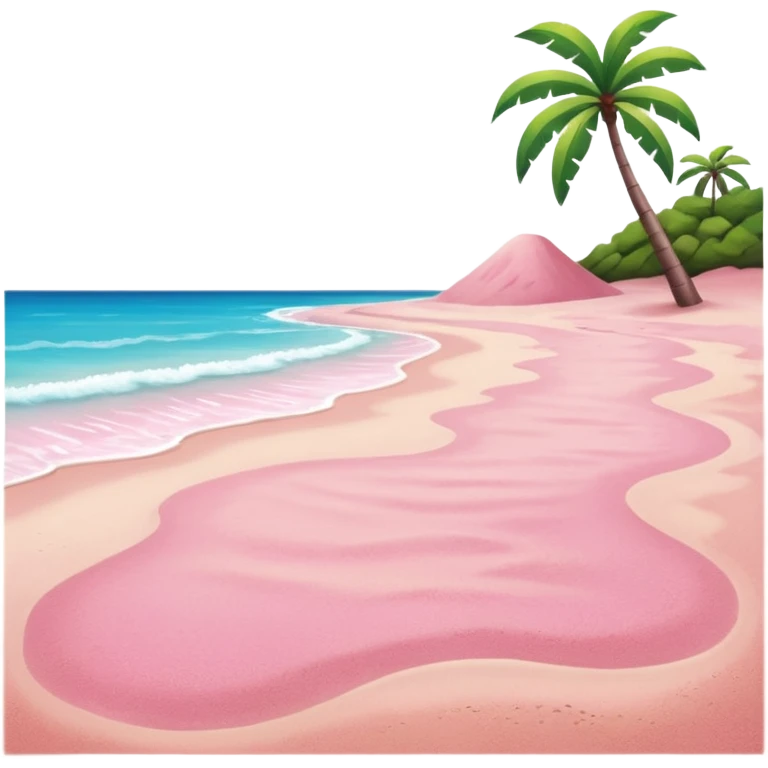 pink beach  emoji