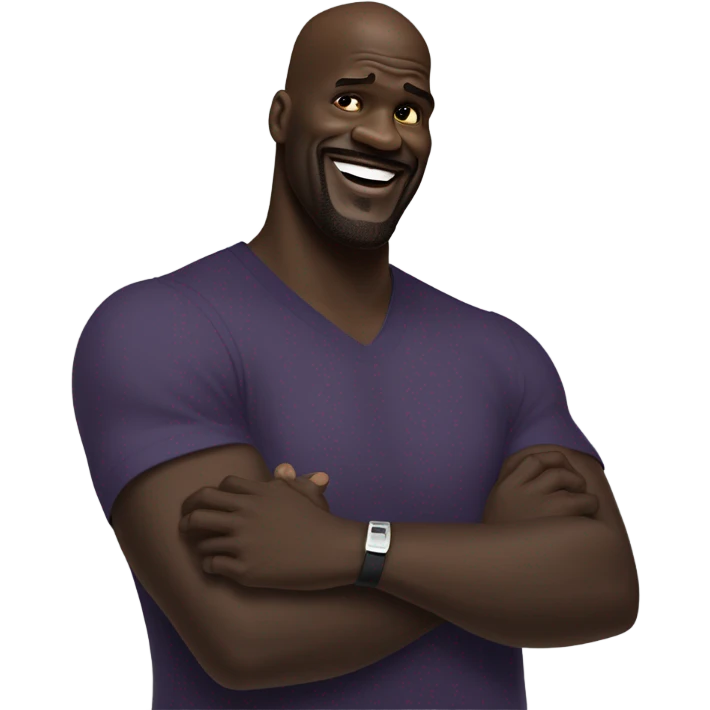 Shaq holding me  emoji