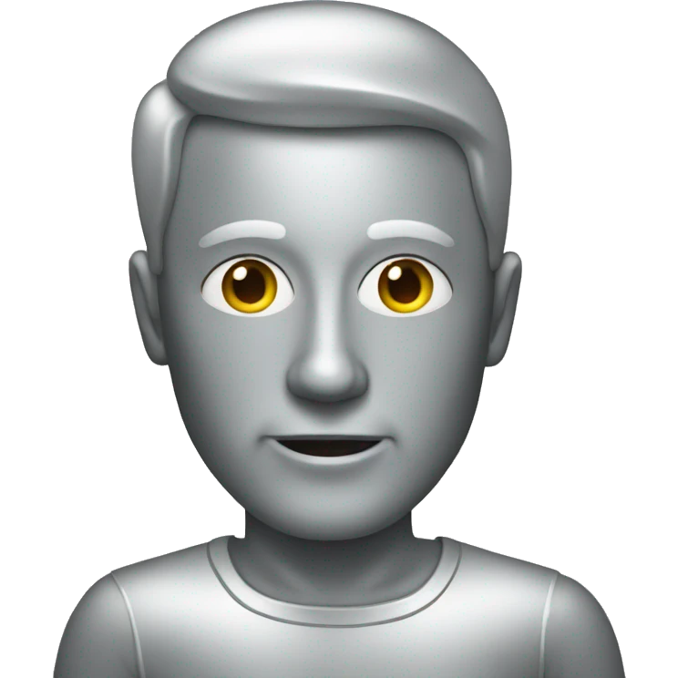 silver man emoji