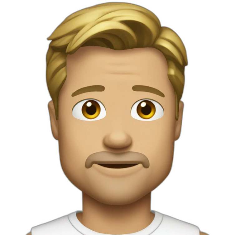 brad pitt emoji