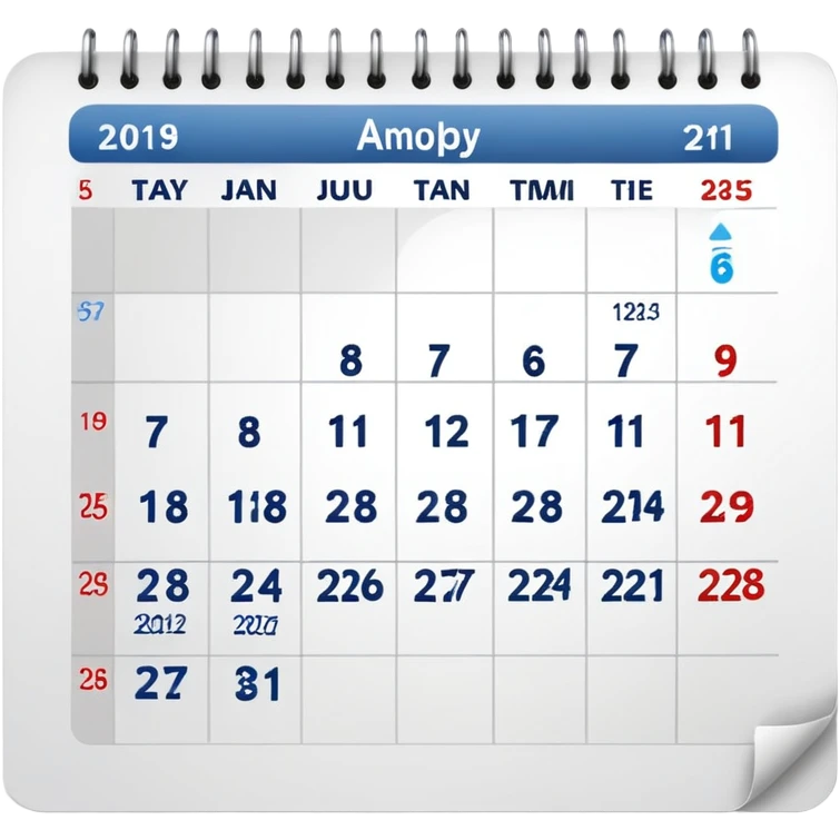 calendar emoji