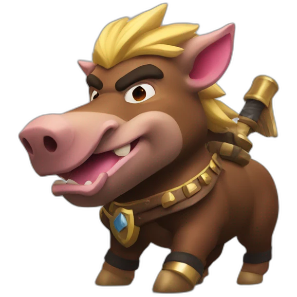 Clash Royale The Boar Rider emoji