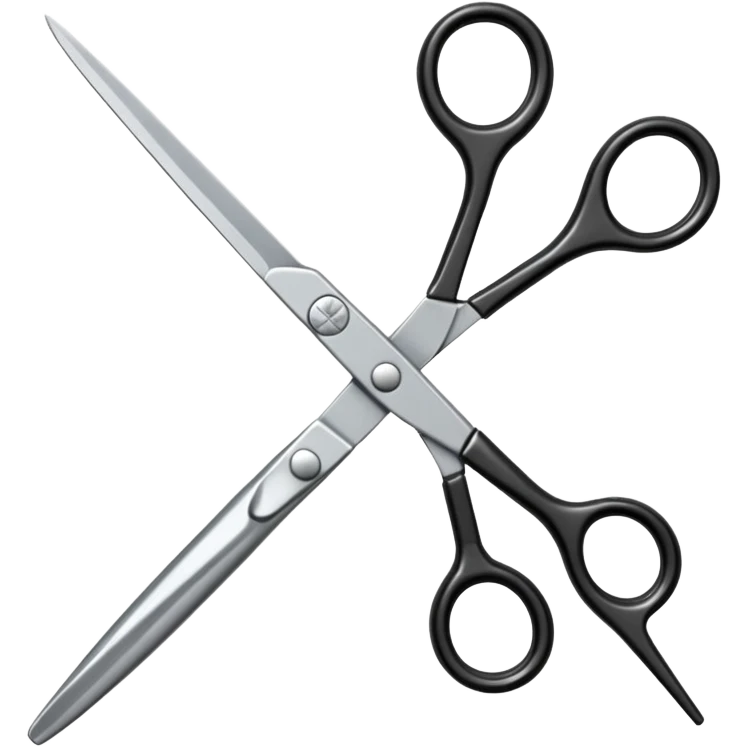  hairdressing scissors emoji