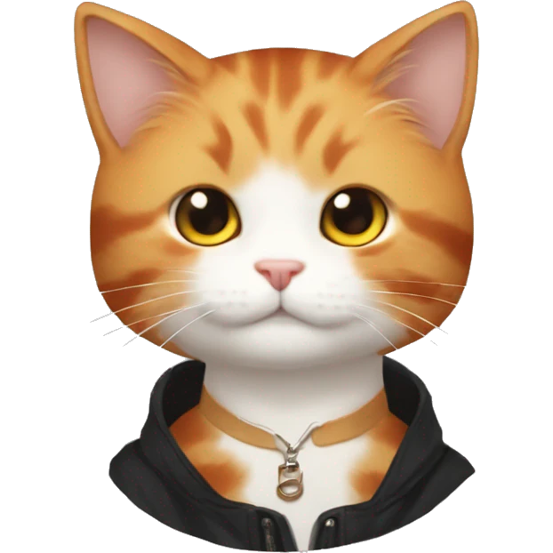 Minho the ginger cat from Stray Kids emoji