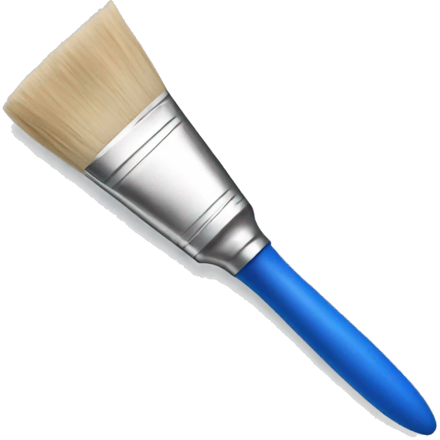 blue paintbrush emoji