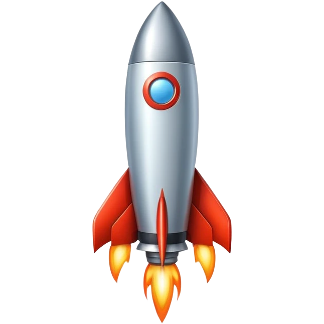 Rocket iOS style emoji