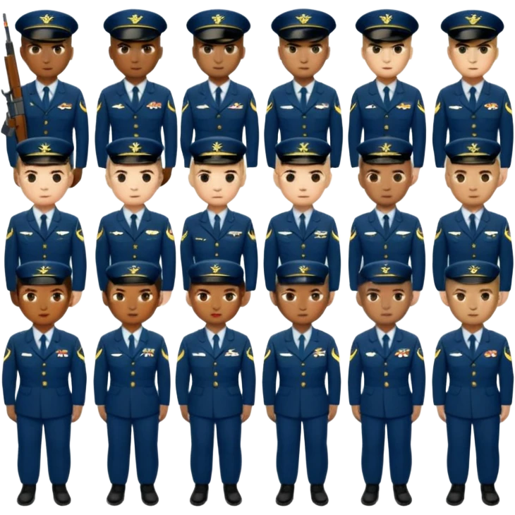 military emoji
