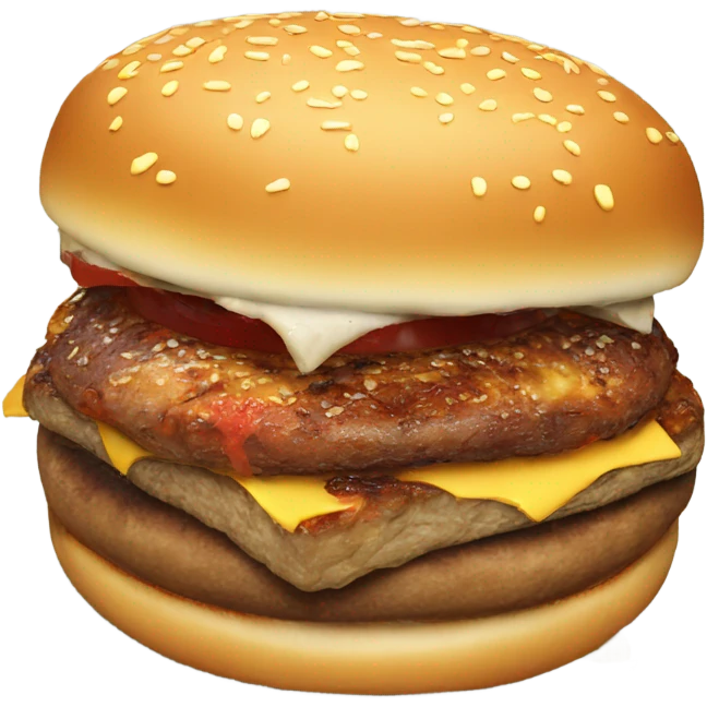 smashed burger emoji