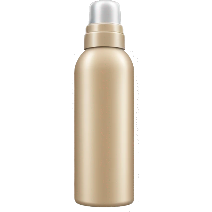 hair spray bottle beige emoji