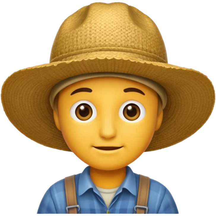 farmer hat emoji