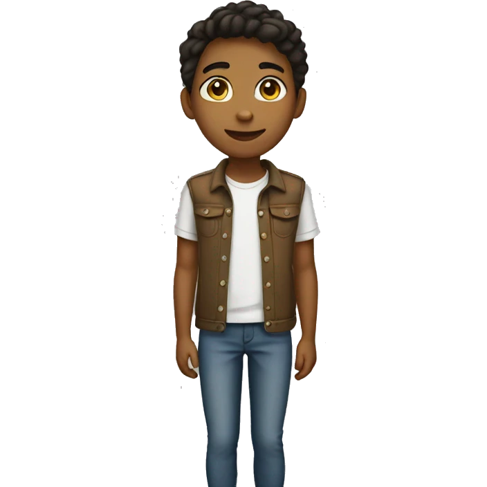 full length teenager emoji